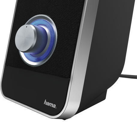 HAMA Sonic LS-206 Компютърни тонколони 2.0 с мощност 6W в Черен цвят