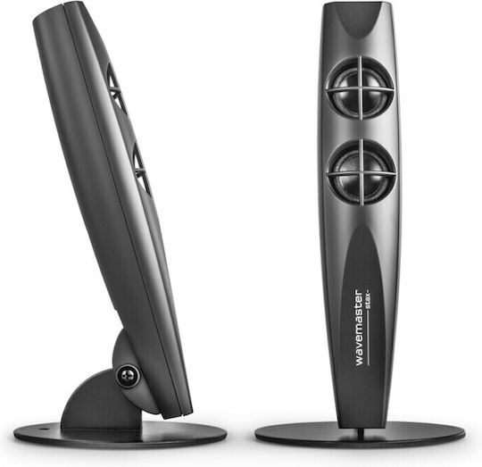 Wavemaster Stax ΒΤ Ασύρματα Ηχεία Υπολογιστή 2.1 με Bluetooth και Ισχύ 42W σε Μαύρο Χρώμα
