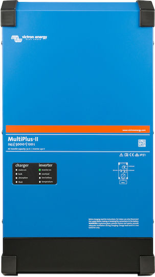 Victron Energy MultiPlus II 24/5000/120-50 Pure Sine Wave Power Inverter with Input Voltage 24V Single Phase PMP242505010