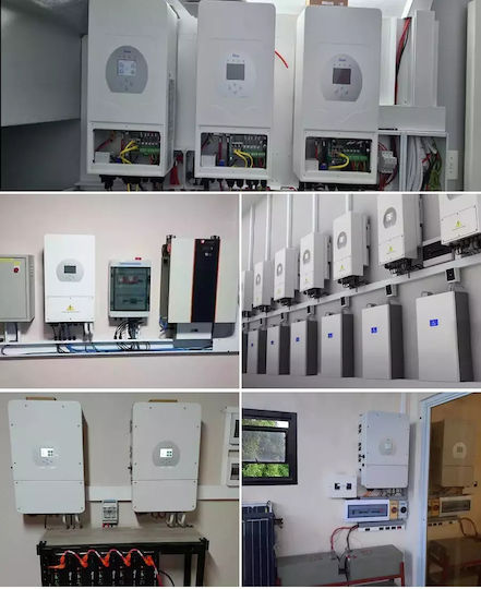 V-TAC Invertoare Hibrid Cu O Singură Fază Unda Sinusoidală Pură Putere 6000W Cu Tensiunea De Intrare 230V (Cu O Singură Fază) 11529