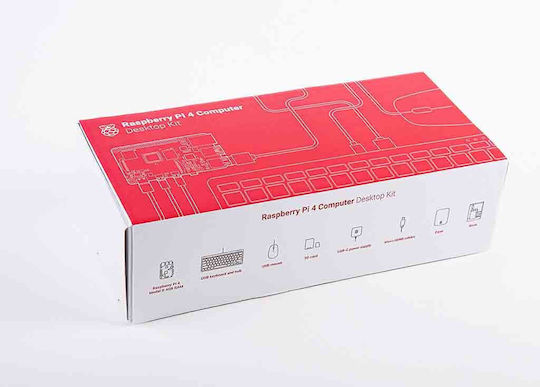 Raspberry Pi 4 Desktop Kit Barebone (Cortex-BCM2711 / 8GB DDR4) Официален