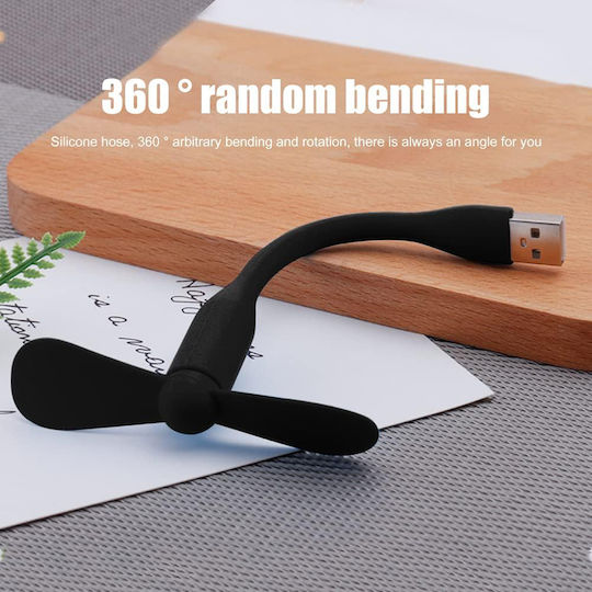 Techsuit Tuf1 Вентилатор USB 2W Черен