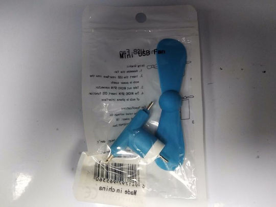 USB Phone Fan with Water Blue 517012