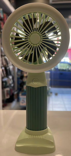 Φορητος Ανεμιστηρας Χειρος Tml-277 Mini Green Fan