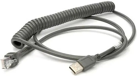 Datalogic Καλώδιο USB-A male - RJ45 male 5m 90A052066 1τμχ