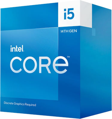 Intel Core i5-14500 1.9GHz Επεξεργαστής 14 Πυρήνων για Socket 1700 σε Κουτί με Ψύκτρα