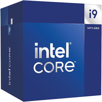 Intel Core i9-14900F 2GHz Procesor cu 24 nuclee pentru Socket 1700 cu Casetă și Cooler