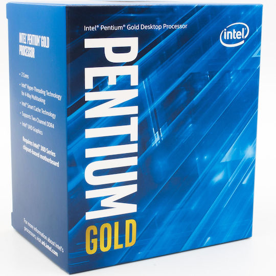 Intel Pentium Dual Core G7400 3.7GHz Επεξεργαστής 2 Πυρήνων για Socket 1700 σε Κουτί με Ψύκτρα