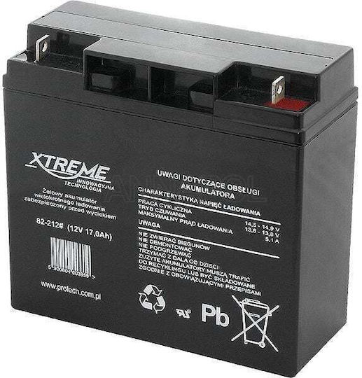 XTREME UPS Battery with Capacity 17Ah and Voltage 12V DM-82-212 1pcs