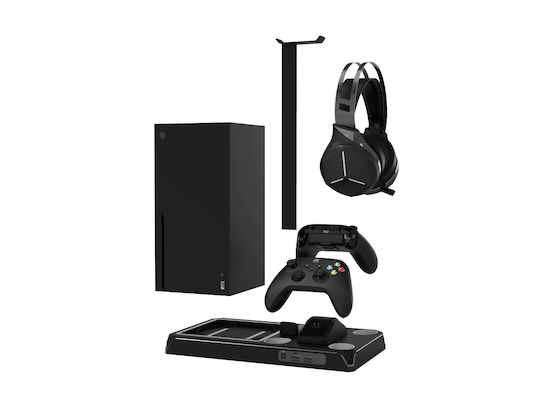 Imp Tech Dlx Multi Function Charger Tower Stație de încărcare pentru 1 controller XBOX / Xbox Series X/S cu iluminare LED Negru