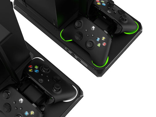 Imp Tech Dlx Multi Function Charger Tower Stație de încărcare pentru 1 controller XBOX / Xbox Series X/S cu iluminare LED Negru