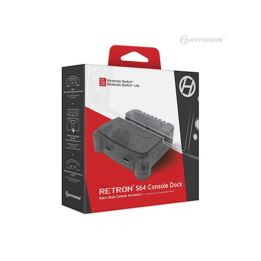 Hyperkin Retron S64 Konsolen-Dock Switch Rauchgrau Nintendo Switch