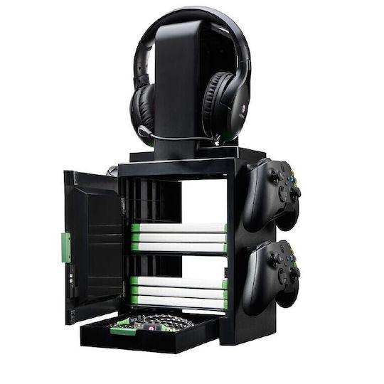Numskull Official Stație de încărcare pentru 4 controllere cu iluminare LED Negru