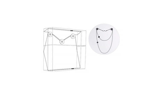 Floating Grip Wall Mount Stație de încărcare pentru PS3 Negru