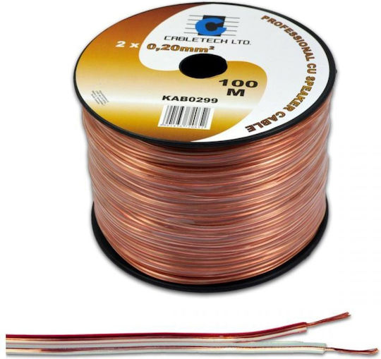 Cabletech Cablu pentru boxe Neîncheiat 1m (KAB0307)