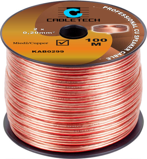 Cabletech Lautsprecherkabel Unterminiert 100m (KAB0299)
