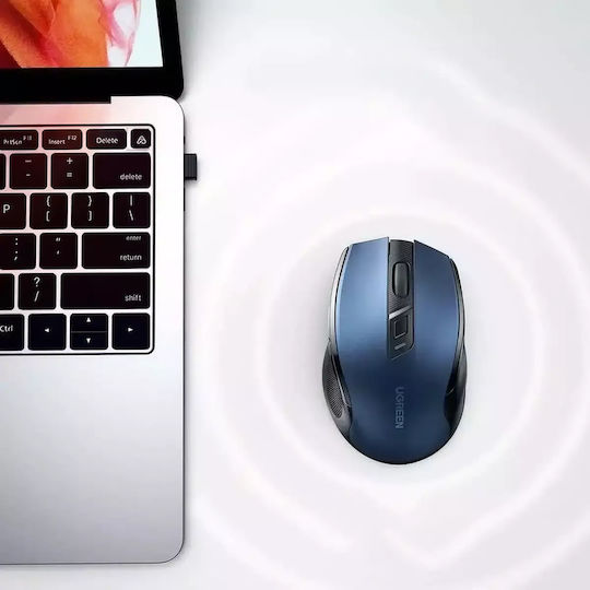 Ugreen MU006 Wireless Ergonomic Bluetooth Mouse Blue