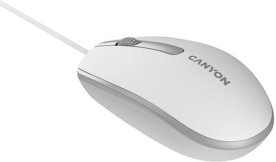 Canyon M-10 Verkabelt Maus White Grey