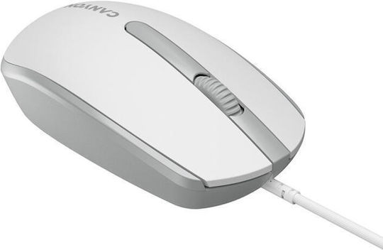 Canyon M-10 Verkabelt Maus White Grey