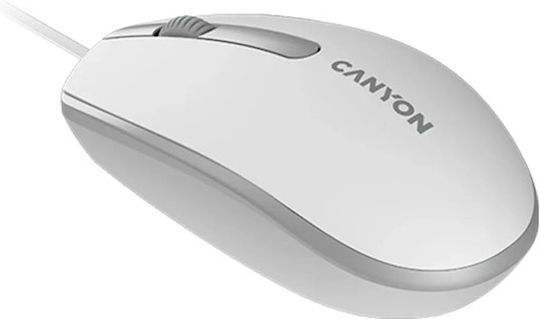 Canyon M-10 Verkabelt Maus White Grey