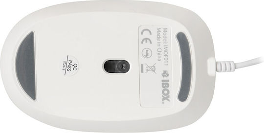 iBox i011 Verkabelt Maus Weiß