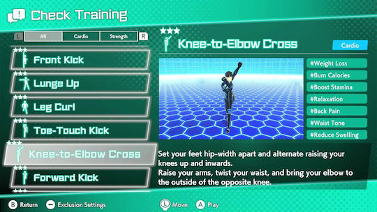 Fitness Circuit Switch Game