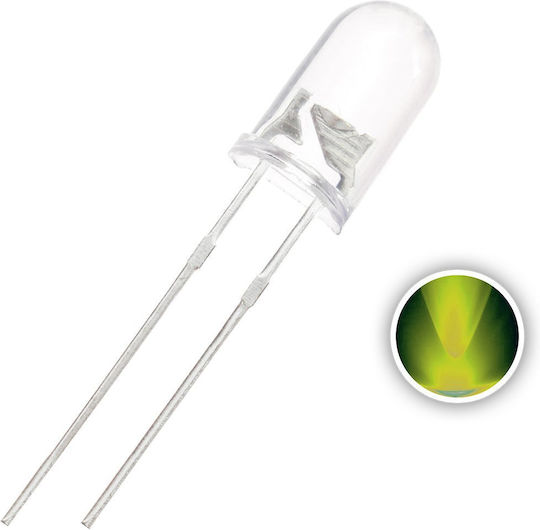 Haitronic LED 2V Κίτρινο 10τμχ HS0333