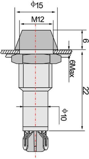 LED Indicator Luminos Roșu 10 Bucăți 02.011.0131
