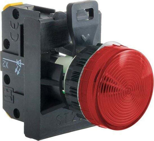 Spamel LED 230V Κόκκινο 1τμχ ST22-LC-230-LEDAC