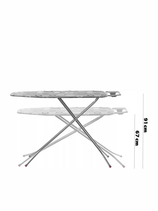 Kadax Masă de Călcat Pentru Fierul de Călcat cu Aburi Compactă 120x38cm