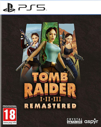 Tomb Raider I-III Remastered Starring Lara Croft PS5 Game