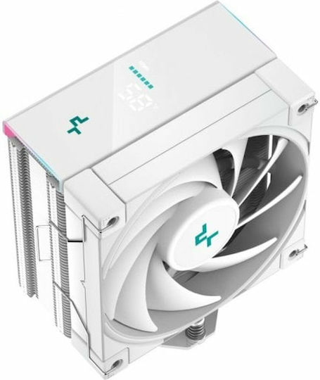 Deepcool AK400 Digital WH CPU Cooling Fan with ARGB for AM4/AM5/1200/115x/1700 Socket White