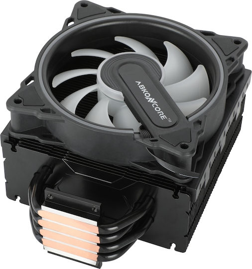 ABKONCORE Coolstorm T403 Hurricane Cooler Procesor pentru Socket /A/M/4/1/2/0/0/1/1/5/x/ cu RGB Iluminare