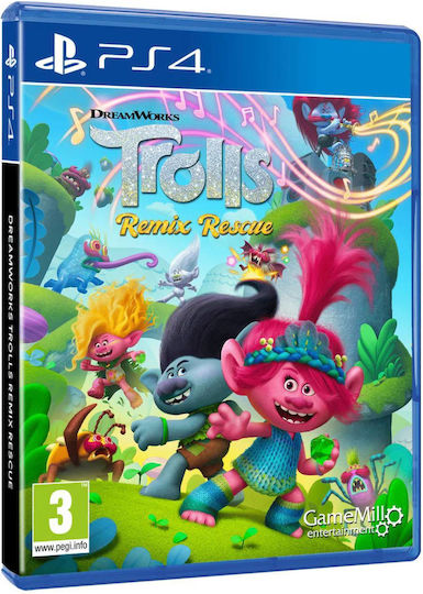 DreamWorks Trolls Remix Rescue New Edition PS4 Game