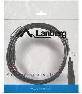 Lanberg IEC C13 - IEC C14 Cable 1.8m Black (CA-C13E-11CC-0018-BK)