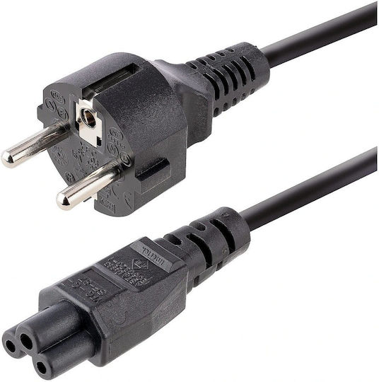 StarTech Schuko - IEC C5 Kabel 1m Schwarz (PXTNB3SEU1M)