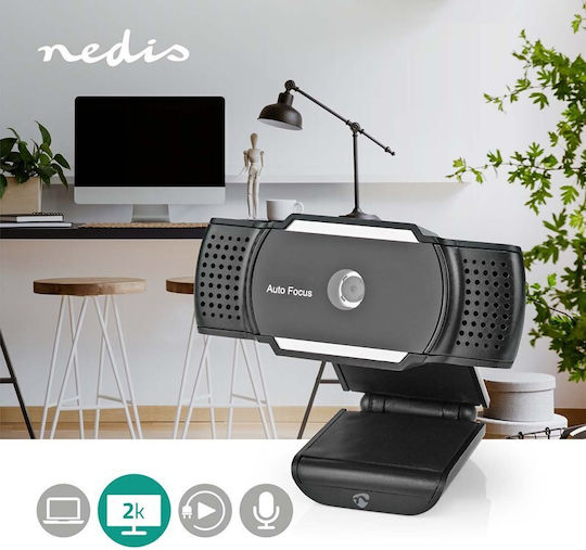 Nedis Web Camera 2K WCAM110BK