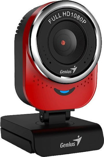 Genius Qcam 6000 Web Camera Full HD 1080p Κόκκινη 32200002408