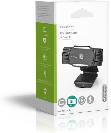 Nedis Web Camera 2K WCAM110BK