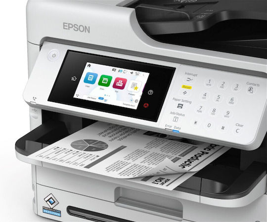 Epson WorkForce Pro WF-M5899DWF Monochrome All In One Inkjet Printer with Wi-Fi and Mobile Print C11CK76401