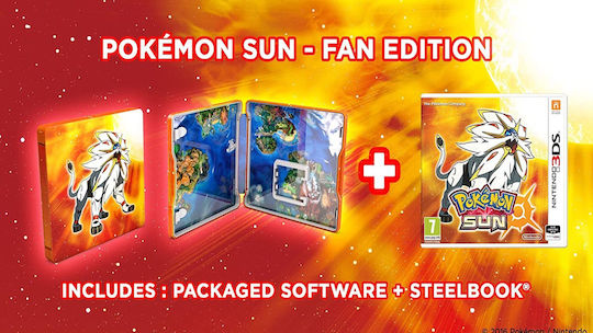 Pokemon Sun Steelbook Edition 3DS Game