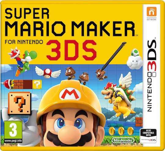 Super Mario Maker Nintendo Selects Edition 3DS Game