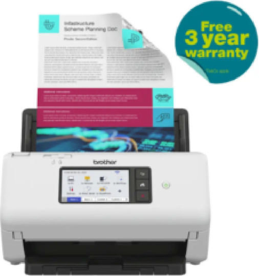 Brother ADS-4700W Sheetfed Scanner A4 with Wi-Fi