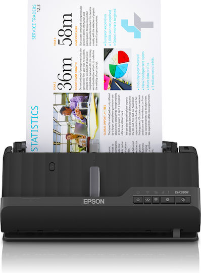 Epson WorkForce ES-C320W Sheetfed (Τροφοδότη χαρτιού) Scanner A4 με WiFi