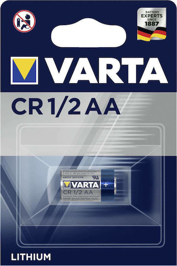 Varta Μπαταρία Λιθίου 1/2 AA 3V Βιομηχανική Li-SOCl2 (Όχι για Φόρτιση) 1τμχ
