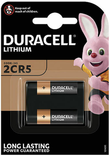 Duracell Ultra Μπαταρία Λιθίου 2CR5 6V Φωτογραφική (Block) 1τμχ