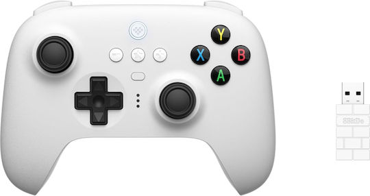 8Bitdo Ultimate With Charging Dock Hall Edition Wireless Gamepad for Android / PC / iOS White