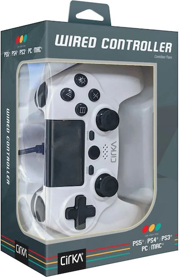 Hyperkin Nuforce Cu fir Gamepad pentru PC / PS4 Alb