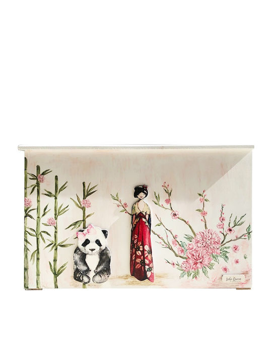 Taufset für Mädchen Geisha Panda Ring