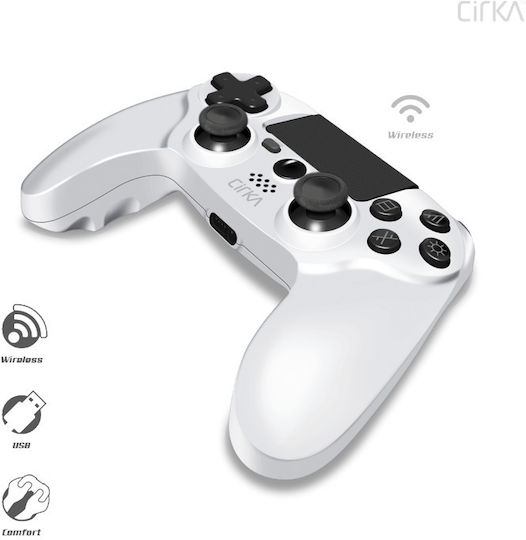 Hyperkin Nuforce Wireless Gamepad for PC / PS4 White